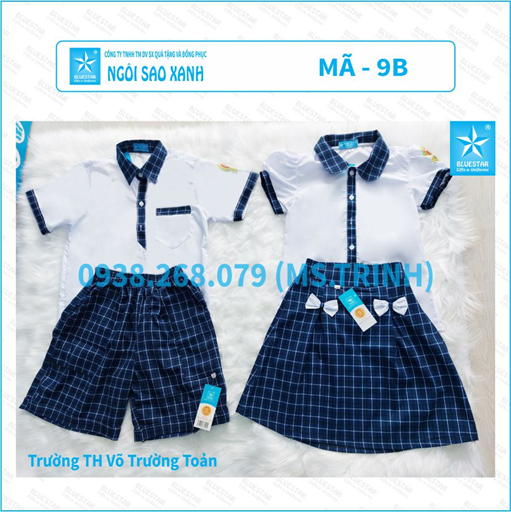ÁO HỌC SINH NỮ 9B - TIỂU HỌC VÕ TRƯỜNG TOẢN